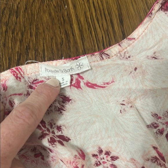 Poupette St. Barth Pink and Red Floral Dress - Picture 2 of 3